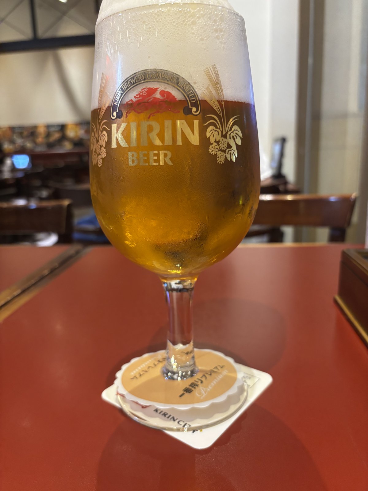 キリンシティで一人反省会のキリンビール